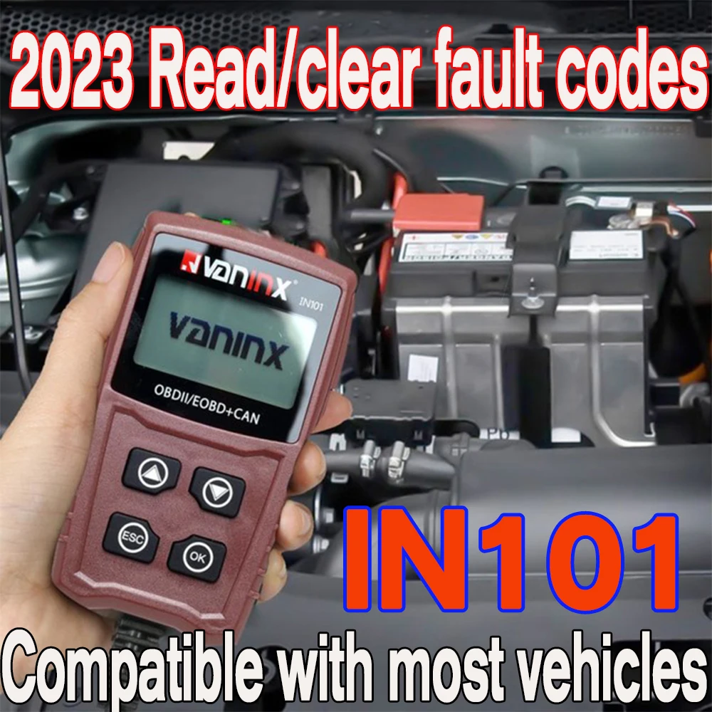 НОВЫЙ автомобильный диагностический инструмент IN101 считыватель кодов для