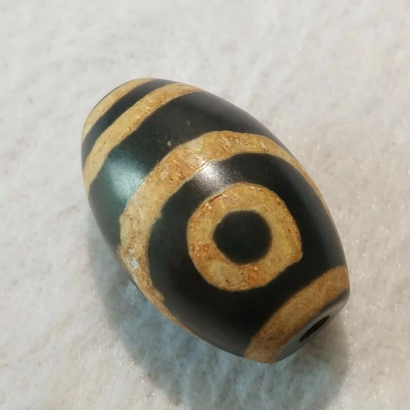 

Волшебная энергия старый Тибетский Агат * 2 глаза * очаровательные тибетские бусины a072