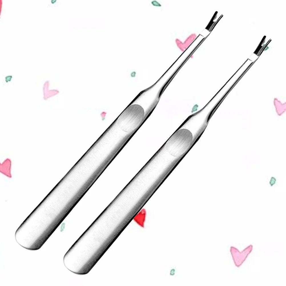 

2 Pcs Nail Tools Nursing Kit File Buffer Detergent Cuticle Remover Dead Skin Pusher