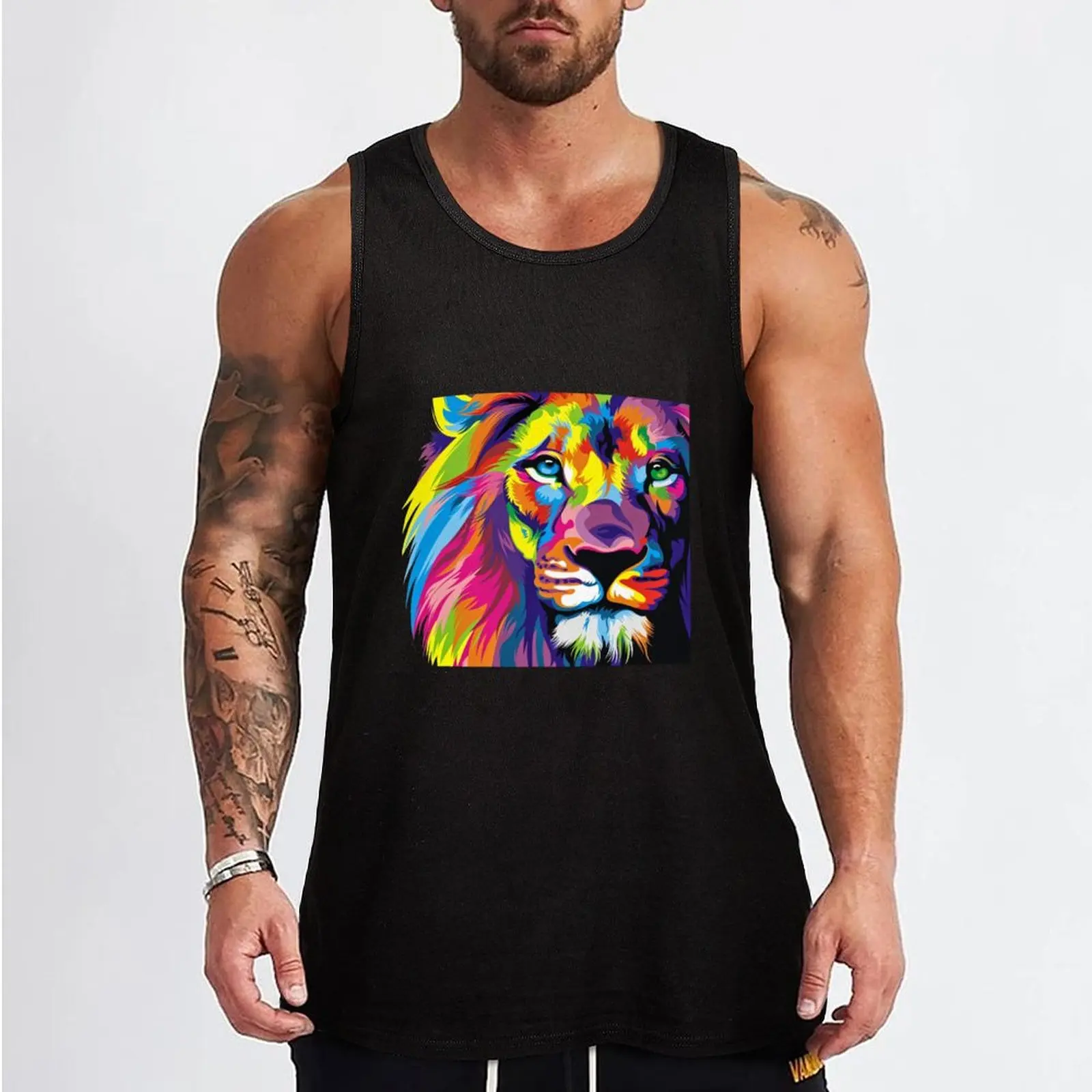 Мужская хлопковая майка Lion Pride