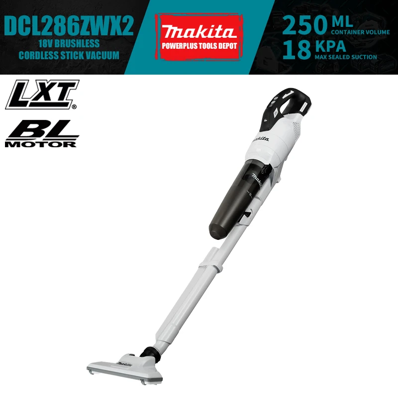 

Makita DCL284 Аккумуляторный бесщёточный пылесос 18 В