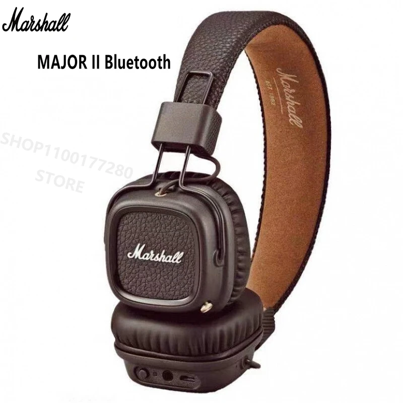

Marshall Major II Wireless Folding Bluetooth Headphones Surround 3D Deep Bass Sport Gaming Video Headset with Microphone