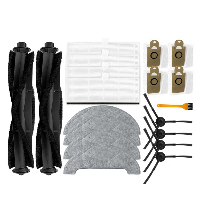 

For HONITURE Q6 Pro Robot Vacuum Cleaner Replacement Accessories Main Brush Side Brush Hepa Filter Mop Rag Dust Bag