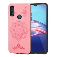 for lg q7 style l 03k k41 k40s harmony 4 xpression plus 3 premier pro plus slim soft tpu flower rugged leather cell phone cover