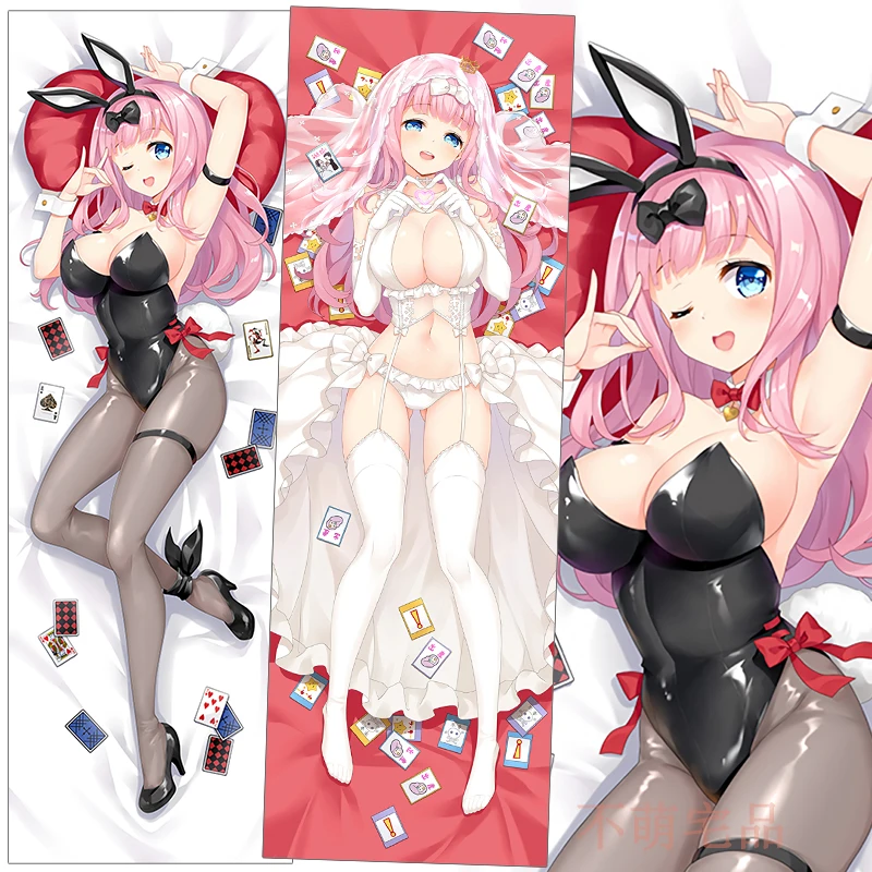 

Anime Kaguya-sama: Love Is War Fujiwara Chika Cosplay Dakimakura Hugging Body Pillow Case Otaku Cushion Cover Xmas Gifts BMZP