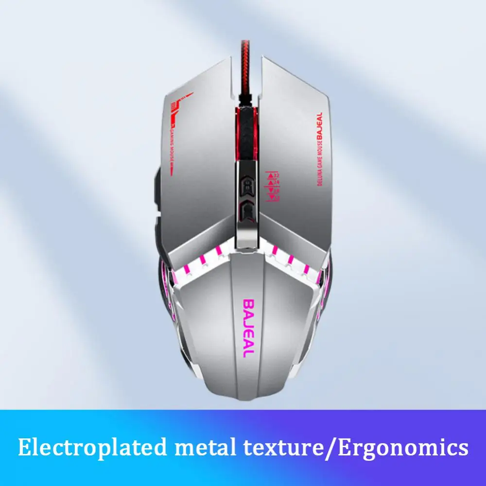 

Professional 7 Buttons Gamer Ergonomic Mouse Usb Computer Mouse Lightweight Led Optical Gaming Rgb Mause For Windows Xp Vista