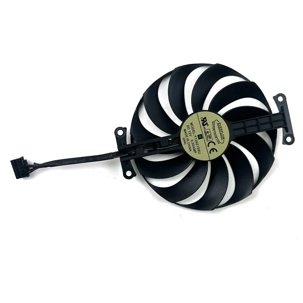 Фото Для ASUS PH GTX 1650 PH-GTX1650-O4GD6-P охлаждающий вентилятор 95 мм PLD10010B12HH T129215SU DC12V 6-контактный графический вентилятор №4