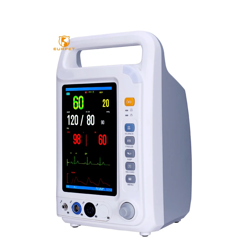 

EURPET Clinic Veterinary Equipment Portable Multi-Parameter Veterinary Monitor Vet Blood Pressure Monitor