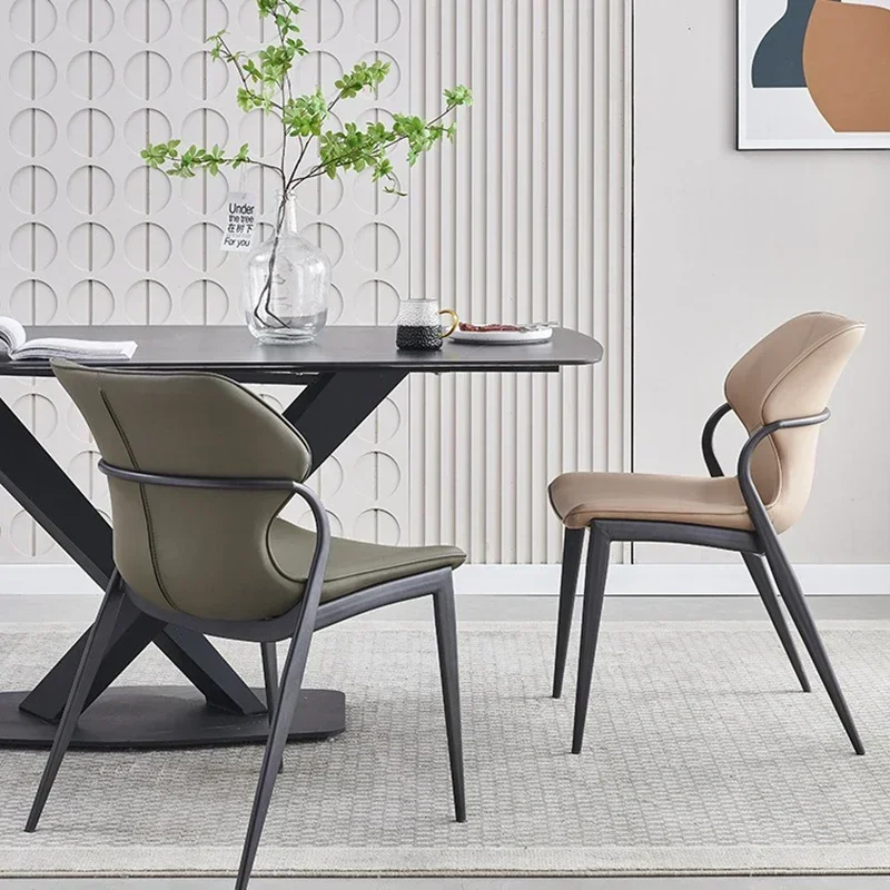 Недорогие 6 обеденных стульев дизайнерский стул мягкие скандинавские стулья для