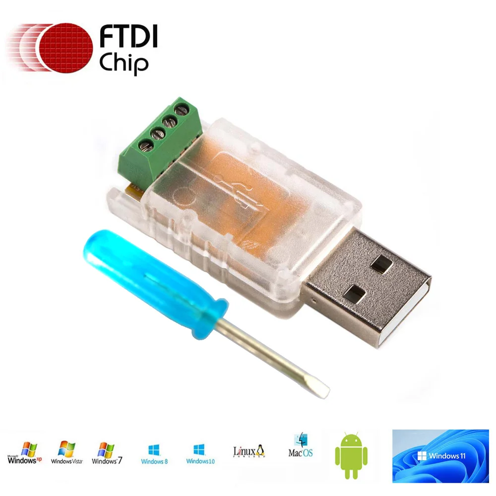 Sinforcon FTDI чип FT232R USB RS485 адаптер Modbus программатор CBL-0014-04