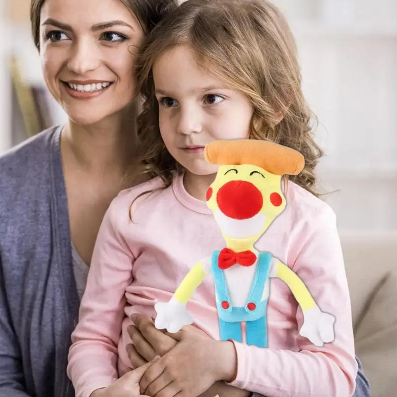 35 см башня пиццы плюшевые игрушки милые мягкие набивные плюшевые куклы клоуна плюшевые плюши для украшения дома идеальный подарок для ребенка