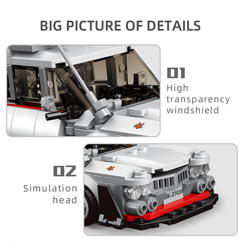 MOFAN BLOCK городской технический высокоскоростной гоночный автомобиль модель