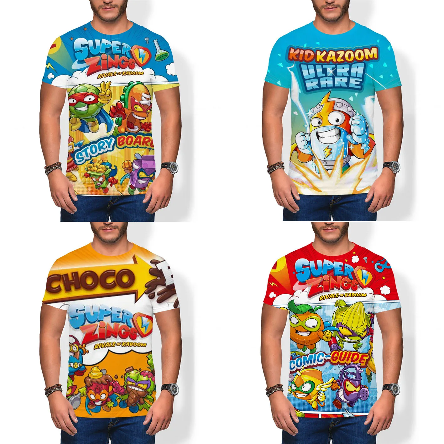 

Anime Game Super Zings 3D T Shirt Kids Toddler Summer Tee Streetwear Short Sleeve Casual T-Shirt Superzings Children Cloth Tops