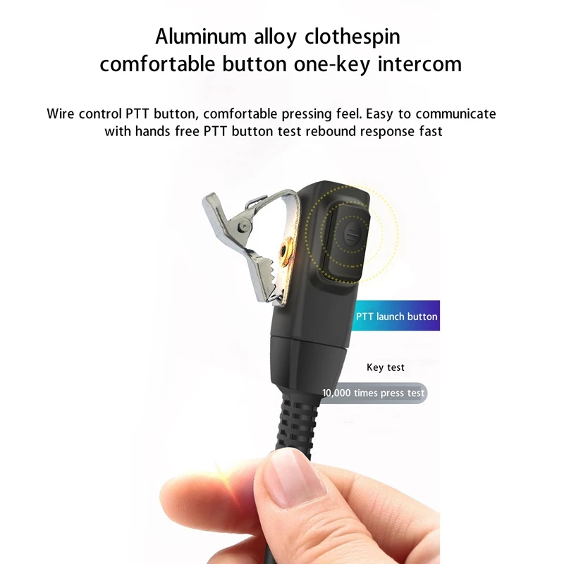 Акустическая воздушная трубка наушник гарнитура для Motorola GP328 GP338 PTX-760 GP340 рация