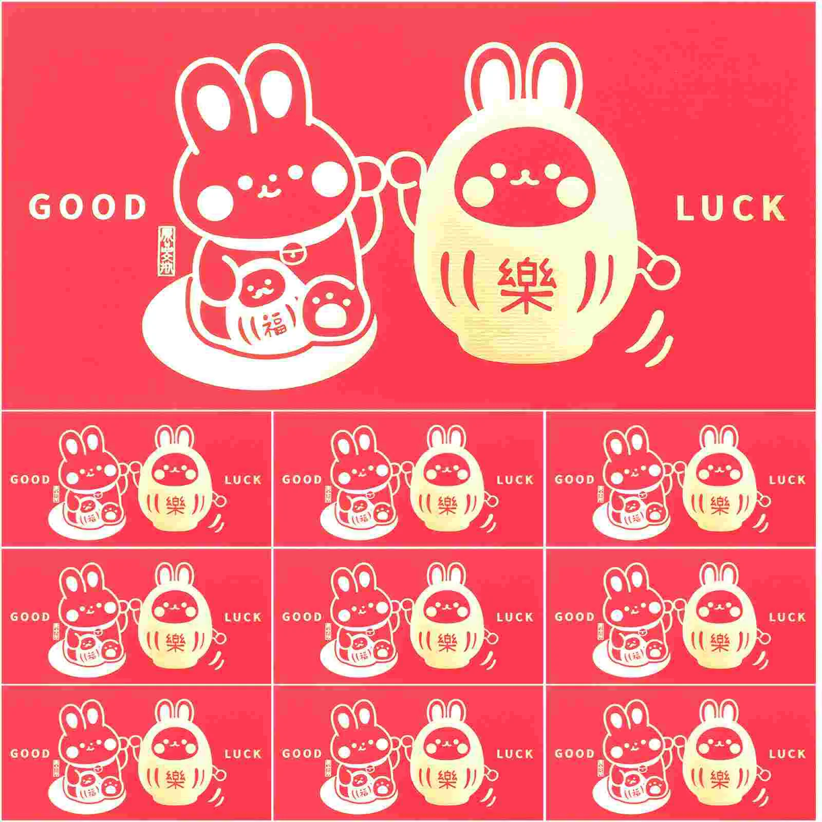 

Red Packet Money Hong Bao New Envelopes Packets Year Spring Festival Lunar Rabbit Luckyluck Envelope Pockets Bunny Zodiac