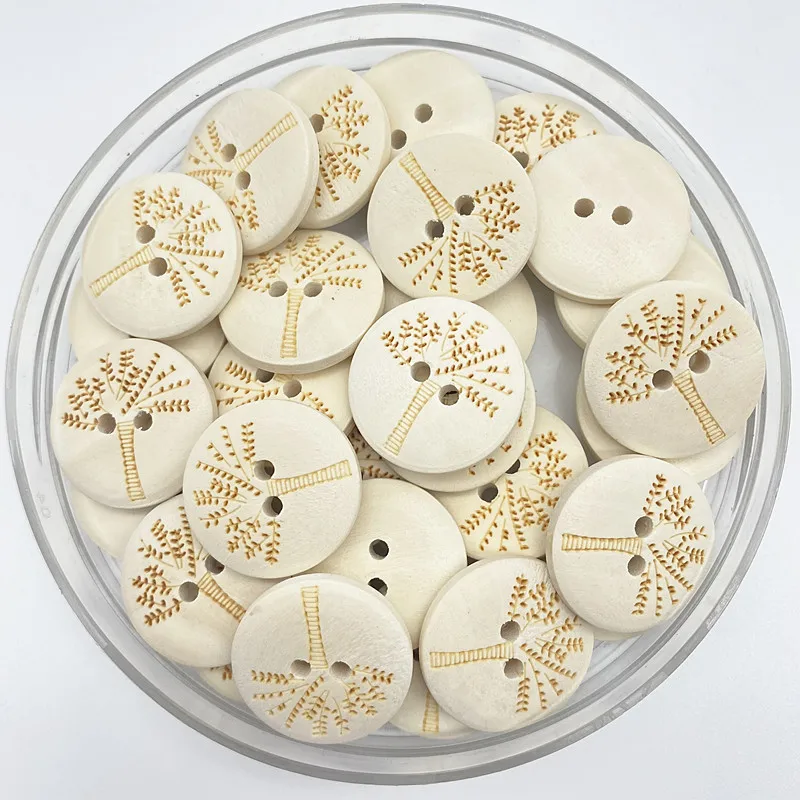 Новая цветная пуговица 15-25 мм вырезанная печатная ручная работа скрапбукинг