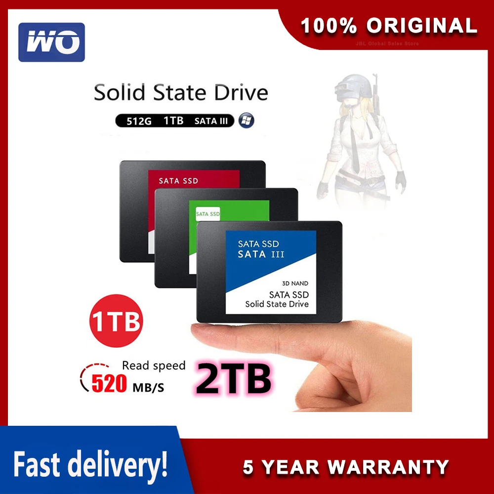 

Высокоскоростной SSD-накопитель SATA, 2,5 дюйма, 240 ГБ, 480 ГБ, 500 Гб, 512 ГБ, HD 1 ТБ, внутренний SSD-накопитель для ноутбука, SSD-накопитель для ноутбука