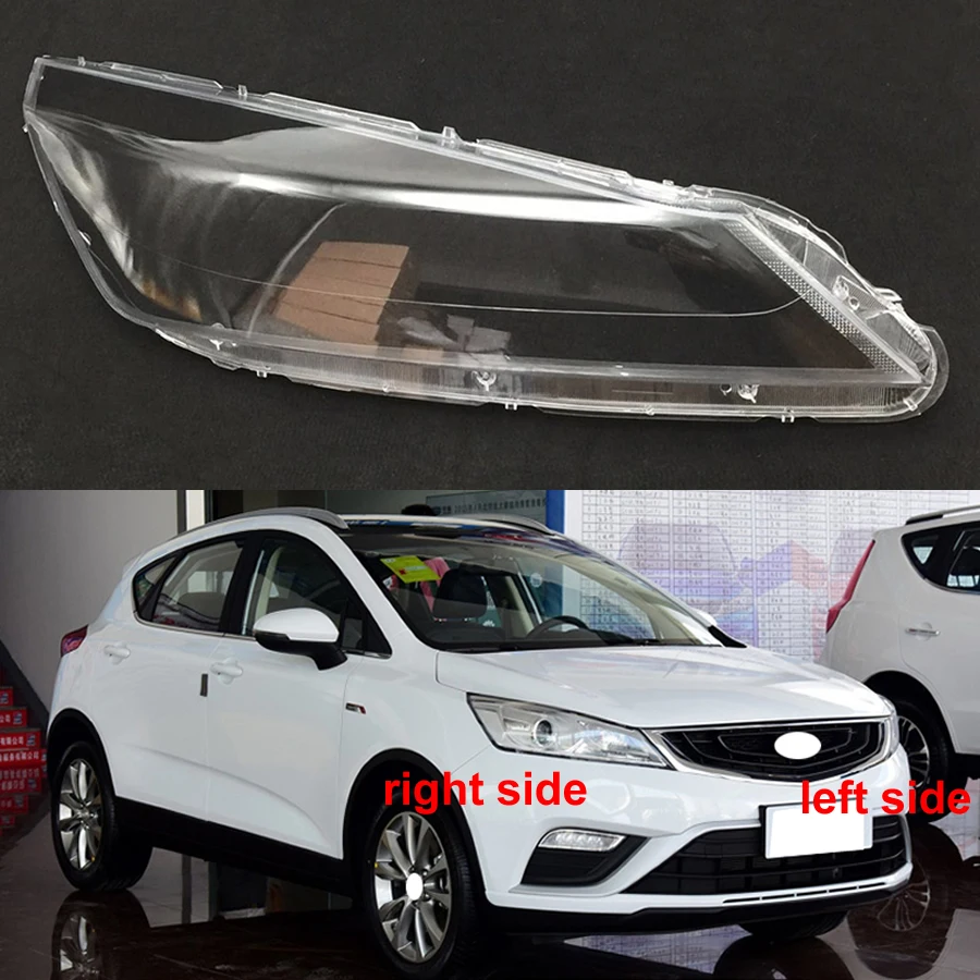 

Чехол для галогенных передних фар Geely Emgrand GS 2016 2017, прозрачный абажур из плексигласа, Замена оригинала