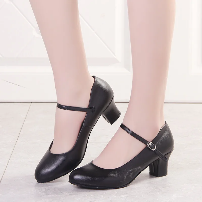 Ladies dance shoes women Modern soft soled dance shoes  high heels bullfight cha cha tango remba dance shoes social dance shoes