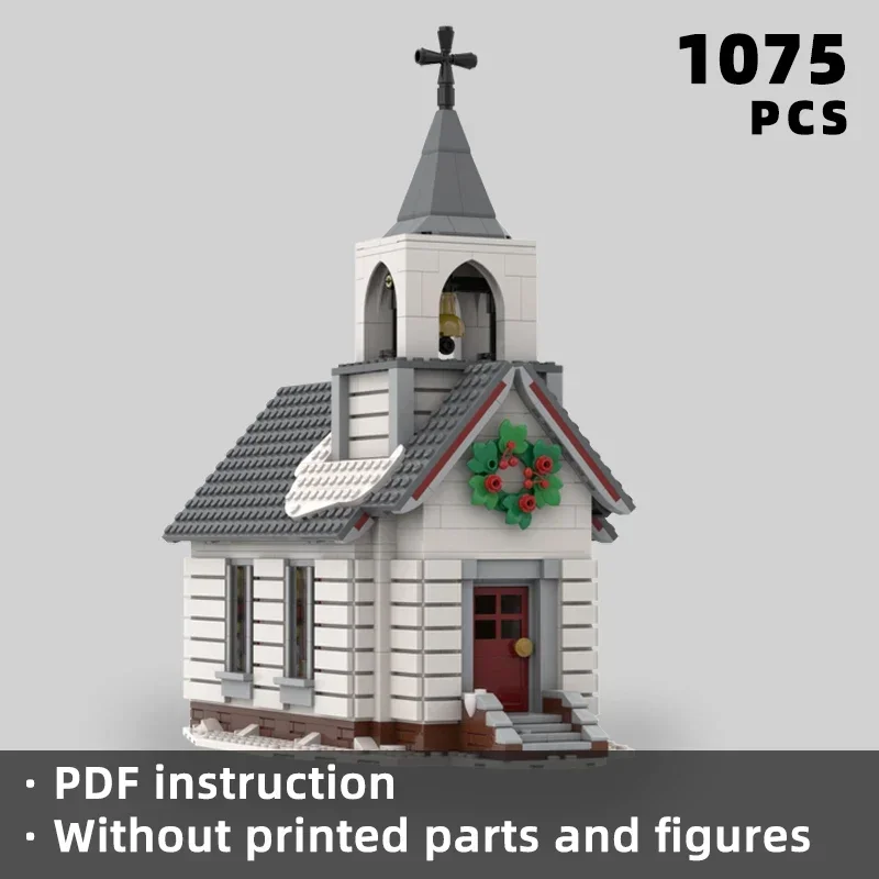 Рождественская тема праздничный сезон домик кирпичи Санта Рождество коттедж