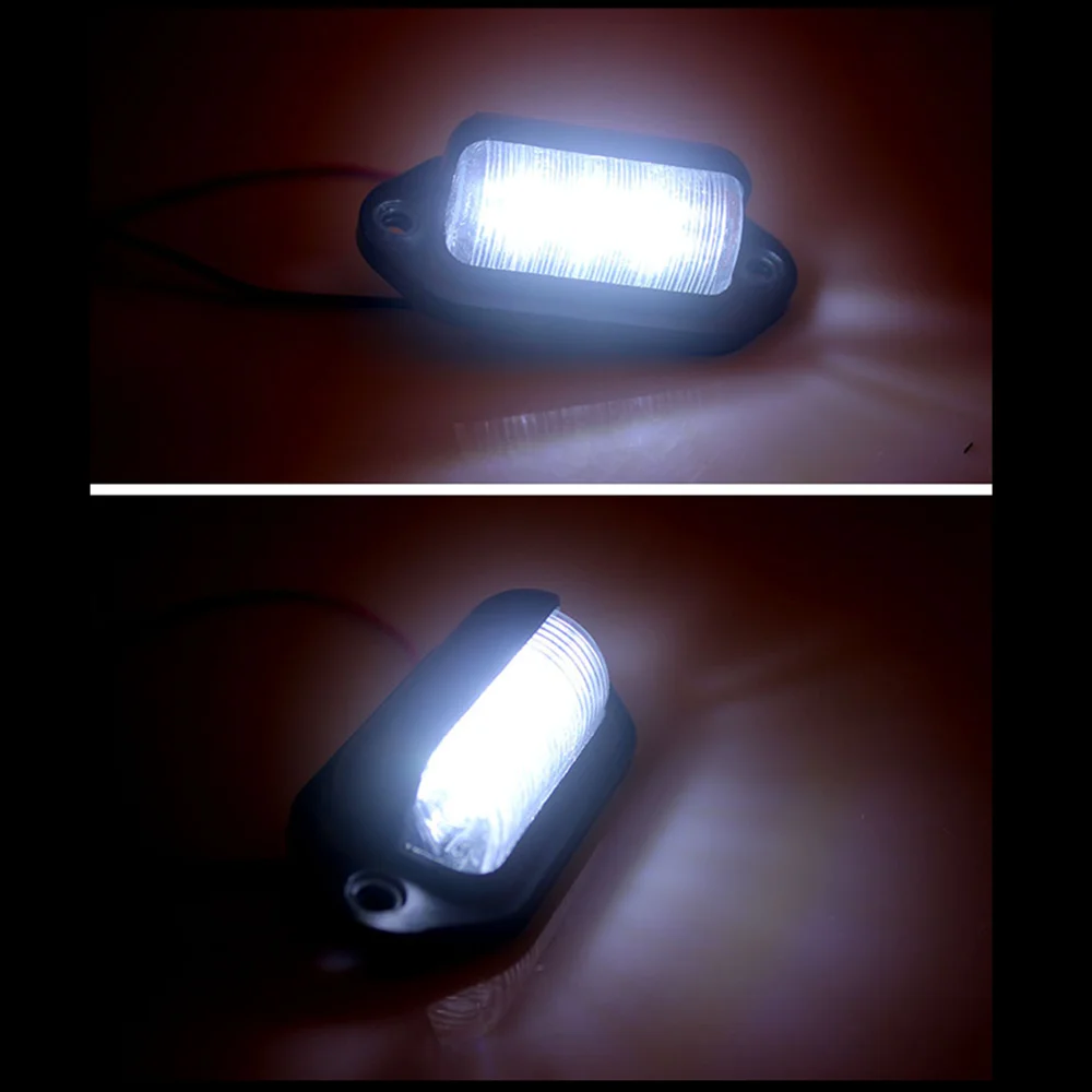 Подсветка номерного знака для грузовика 6 светодиодов лампа чтения багажника