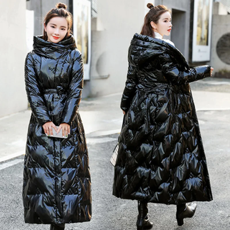 Новинка Зима 2022 Женская хлопковая куртка средней длины непродуваемое Женское