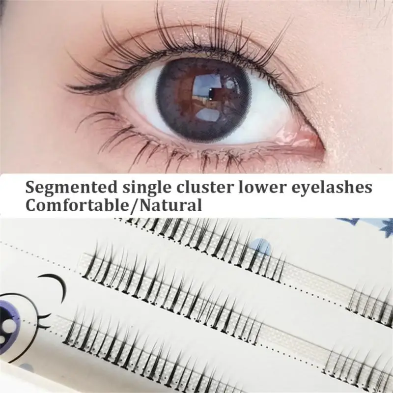 

False Eyelashes Mascara Cream Convenient Grafting Exquisite And Gentle Black Thin And Three-dimensional Eyelashes Lower Eyelash