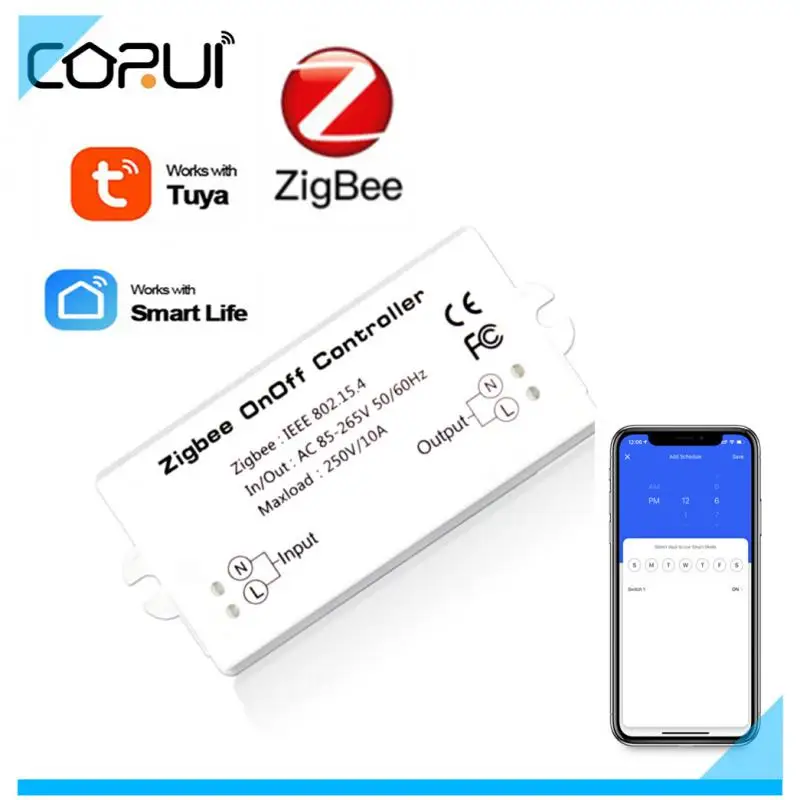 

Умный выключатель CORUI ZIGBEE, базовый модуль дистанционного управления для умного дома, работает с Alexa Google, Гц