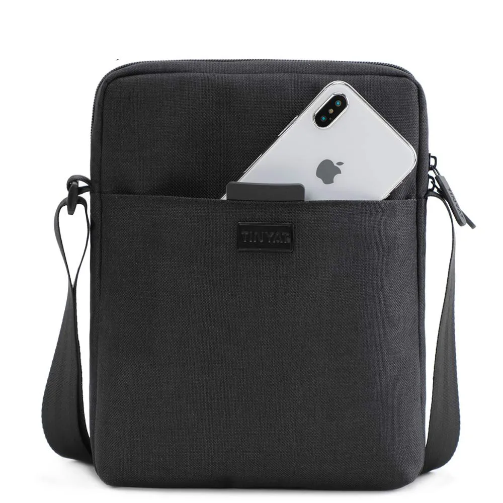 

Men's Bags Light Canvas Shoulder Bag for 7.9' Ipad Casual Crossbody Bags Waterproof Business Shoulder Bag for Men 0.13kg