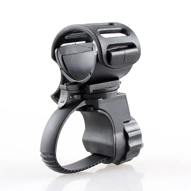 

360 Degree Rotate Bicycle Light Bracket Bike Lamp Holder LED Torch Headlight Pump Stand Quick Release Mount Bike Accessories