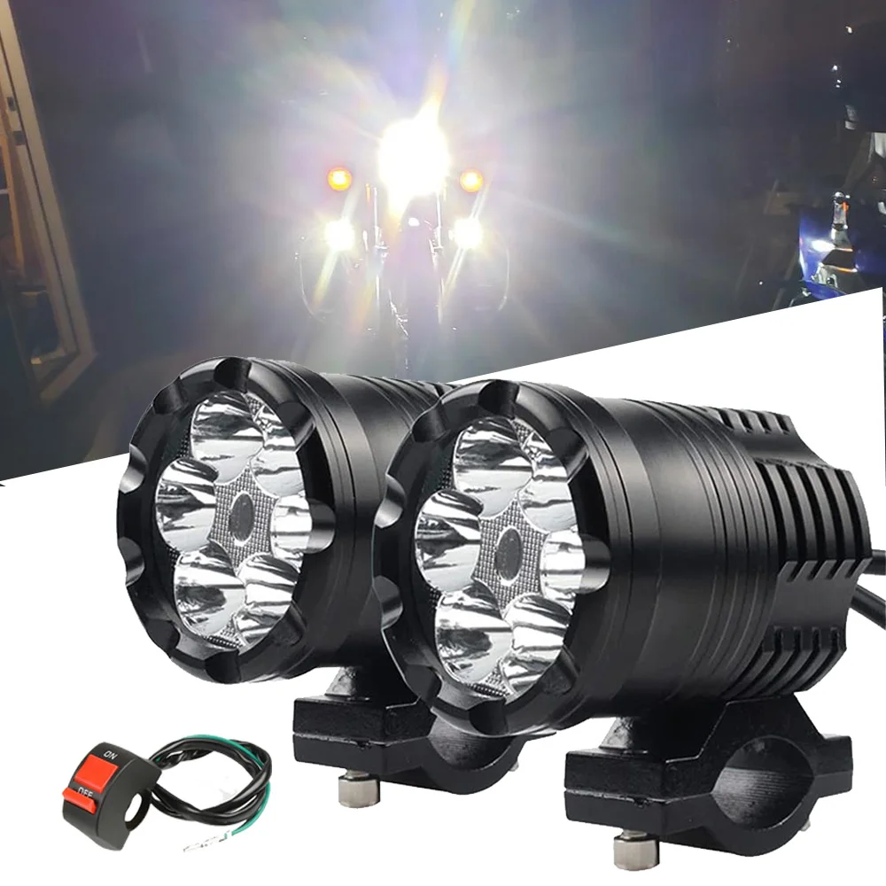 

Auxiliary Motorcycle Headlights Fog Lights Spotlight LED For Bmw F 650 Gs F800Gs F800 R1200Gs 2004 Gs 1200 K1600 Gt G 310 Gs