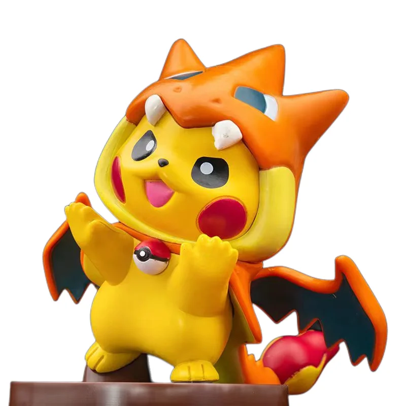 

Pokemon Pikachu Anime Cos Charizard Kawaii Action Figure Toy Collectible Model Doll Toy Cute PVC Model Toys Gifts for Children