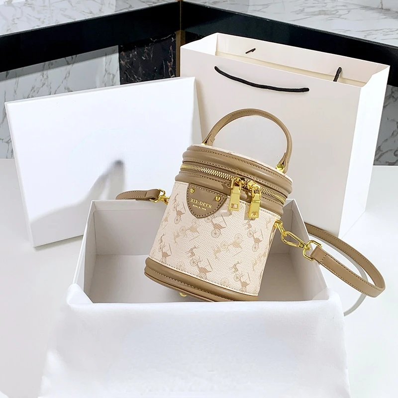 

2022 Trendy Crossbody Bag New Luxury Designer Handbag Bucket Bags for Women Printing Shoulder Bag