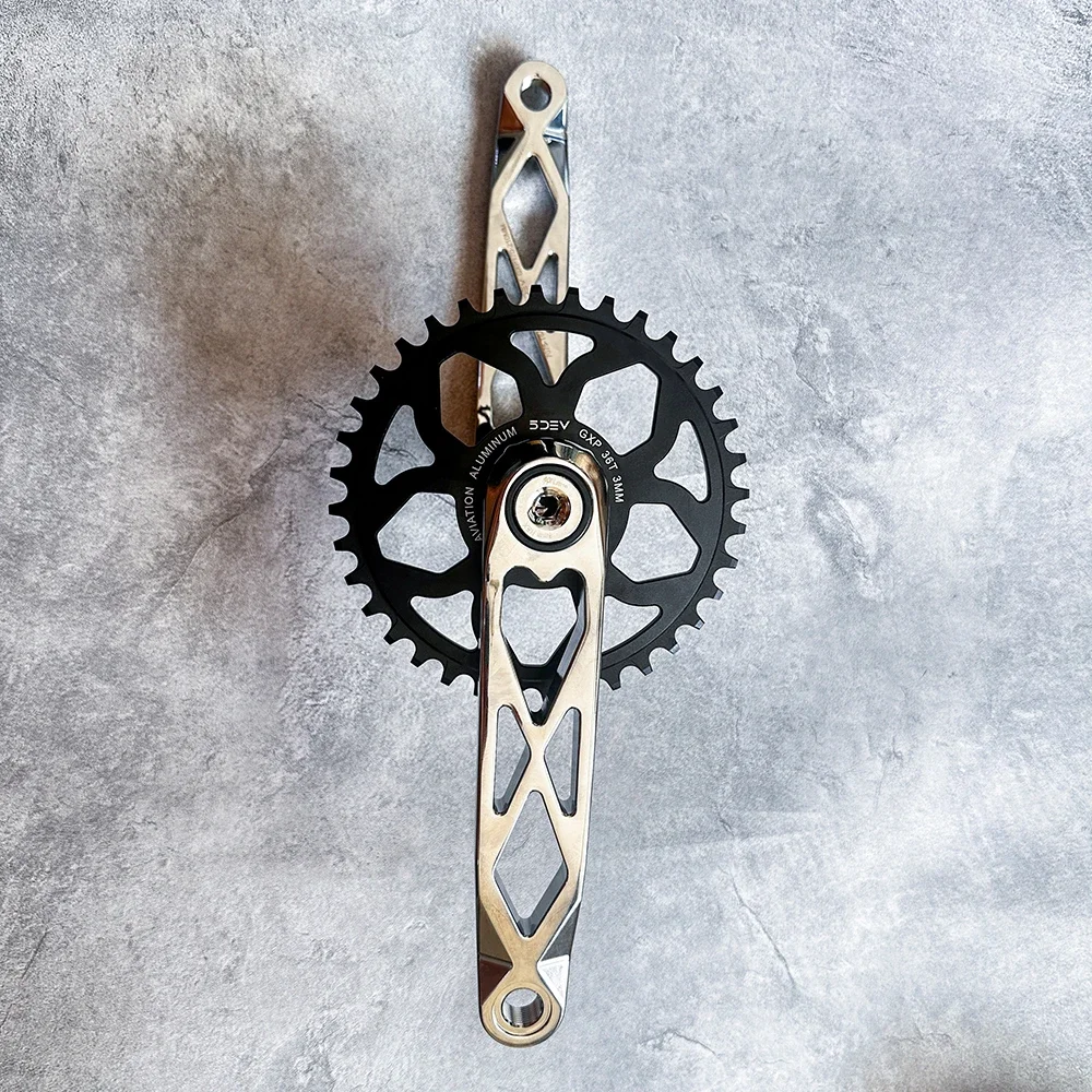 5DEV MTB кривошипная система R-SPEC Trail Enduro велосипедный полый кривошипный шпиндель CNC
