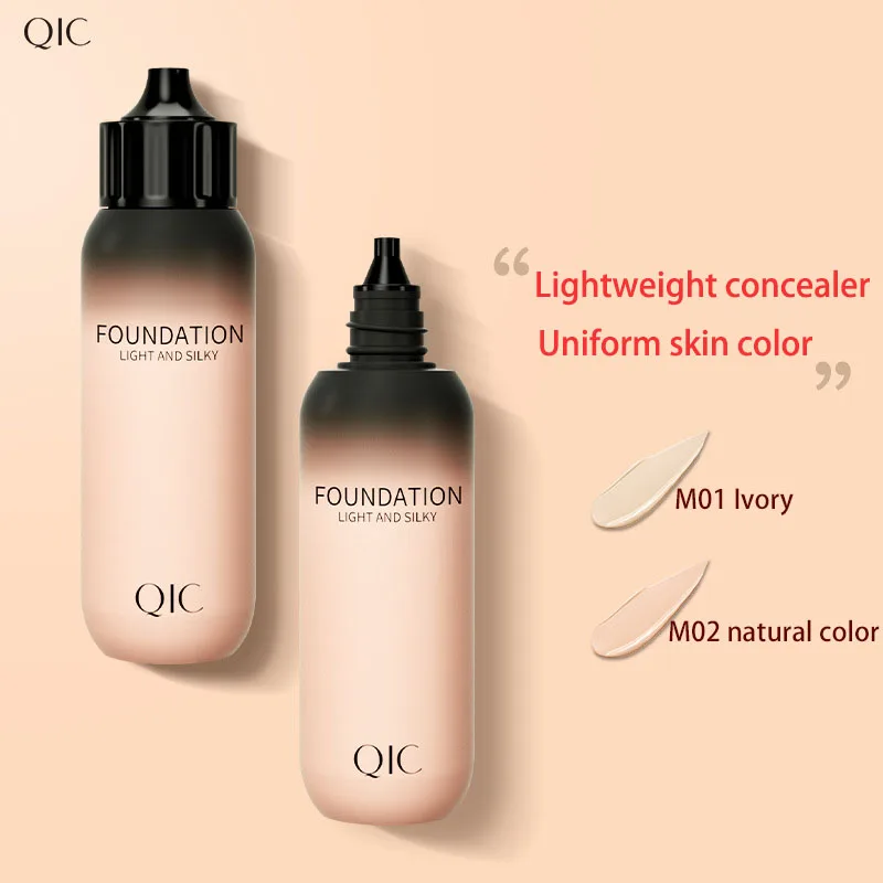 

Moisturizing and Oil Controlling Liquid Foundation, Light Concealer, Makeup Setting Contour Palette Makeup Foundation Contour