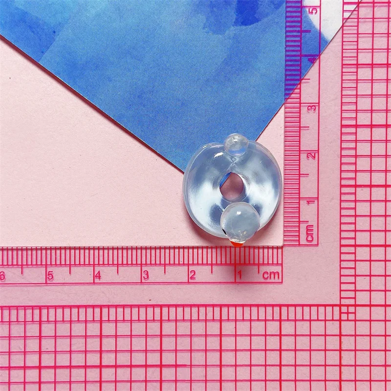 10 шт. мини светящееся кольцо для плавания утки микро пейзажный орнамент