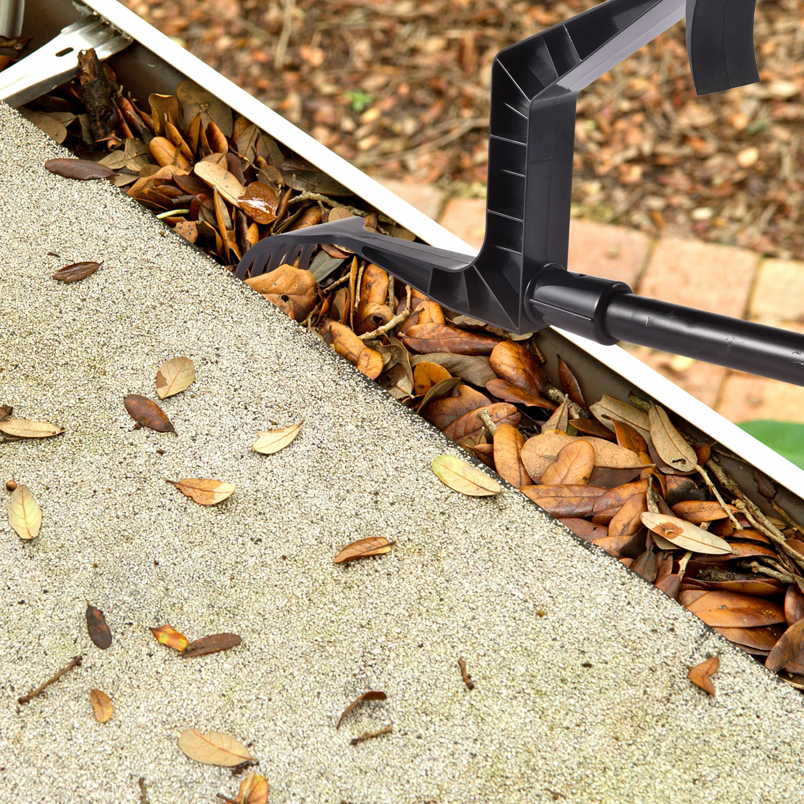 

1pcs The Gutter Cleaning Tool Multifunctional Leaves Reusable Roof Cleaning Supplies For Garden Sewer Ditch Cleaning Tools