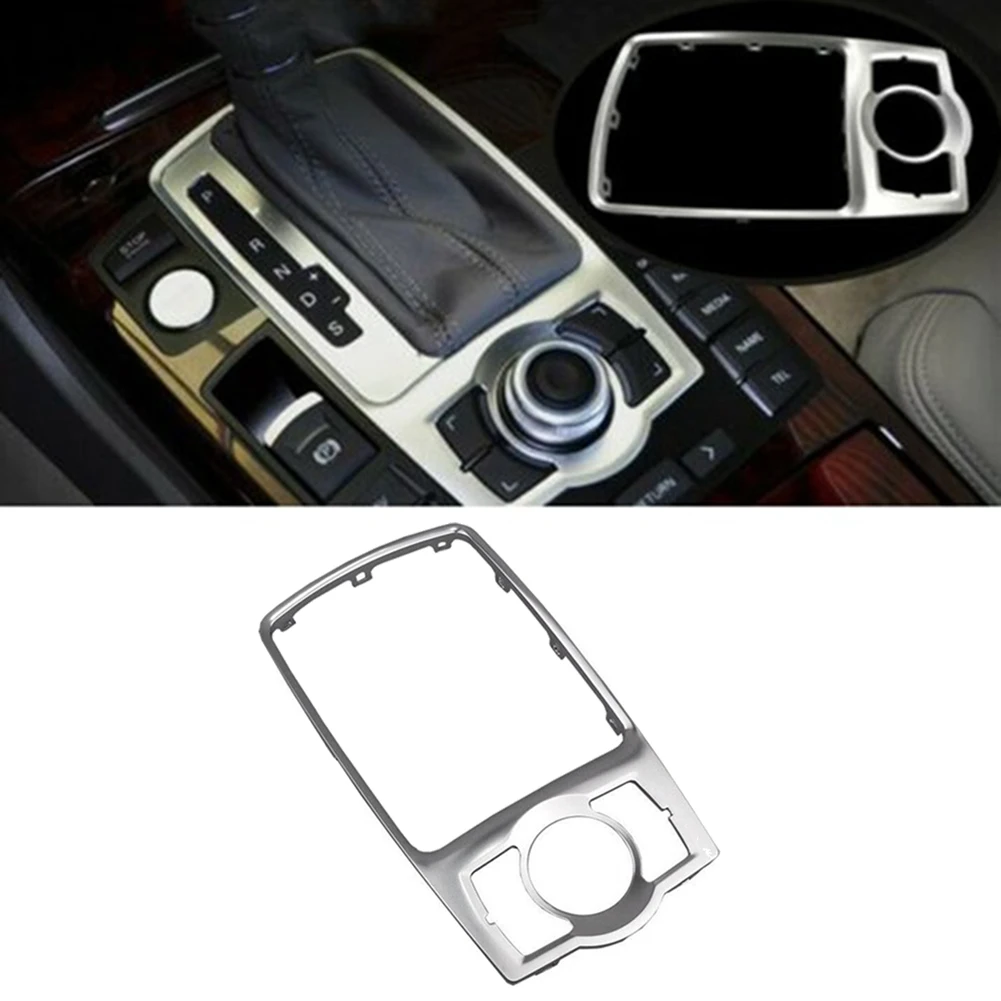 Ручка переключения MMI Подпорная рамка панели отделочная коробка для AUDI A6 C6 AVANT