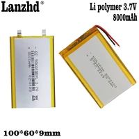 3 7v li polymer 9060100 5000mah li ion tablet pc battery for 789 inch tablet pc polymer lithiumion battery with protection