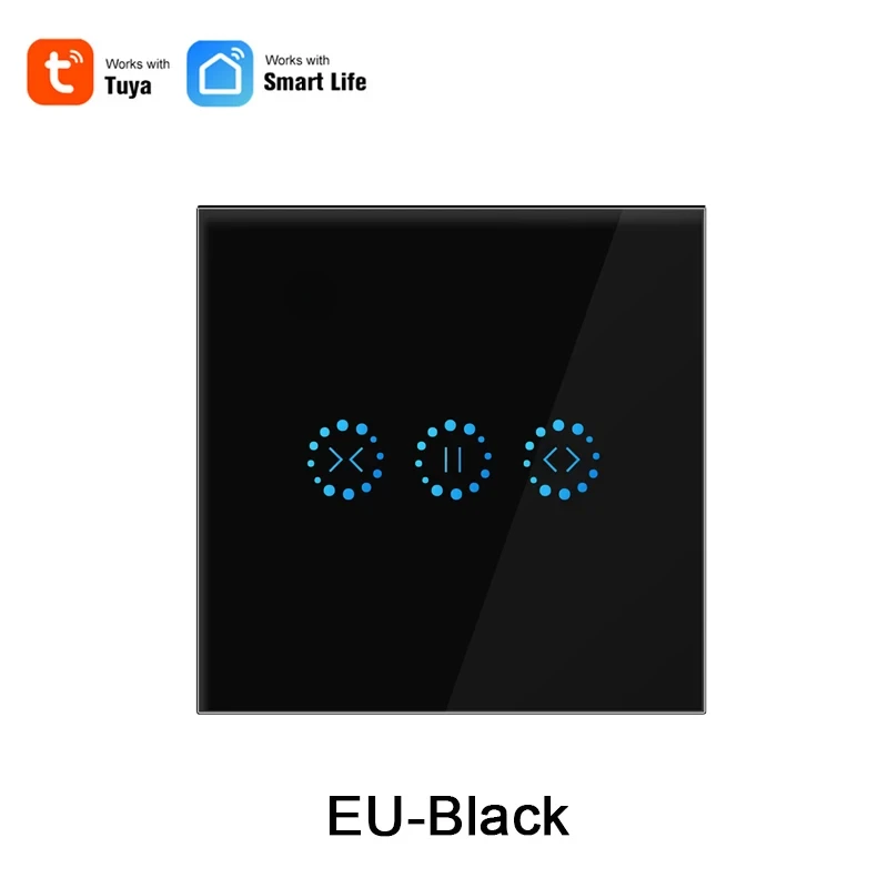 

Умный Wi-Fi переключатель для штор Tuya, переключатель для штор с роликовым затвором, электрический переключатель для штор с голосовым управлением Google Home Alexa