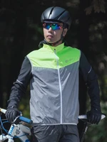 rockbros cycling vests reflective safety vest bicycle sportswear outdoor running breathable jersey for men women bike wind coat