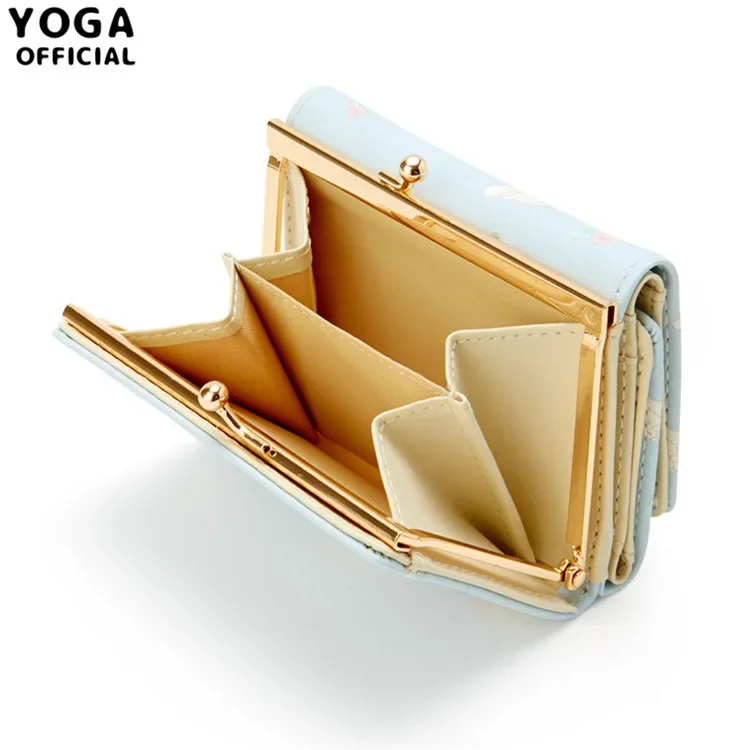 Кошелек для монет в виде мультяшных животных аниме кавайная коричная сумка из