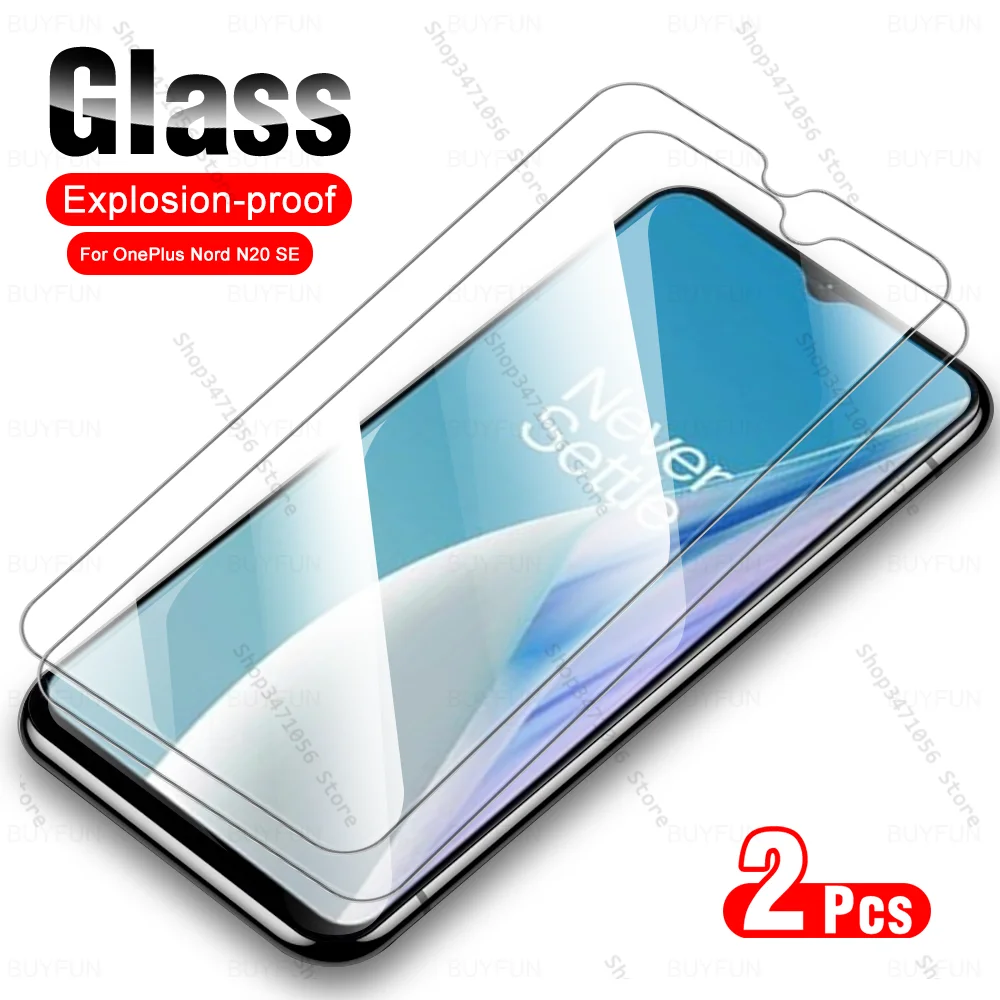 

2Pcs Clear Glass For OnePlus Nord N20 SE 4G Tempered Glass One Plus NordN20 N 20 S E N20SE CPH2469 6.56'' Screen Protector Film