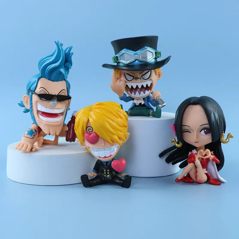 Цельная версия Q комикс Monkey·D·Luffy Roronoa Zoro Nami гаражный комплект модель навигации King