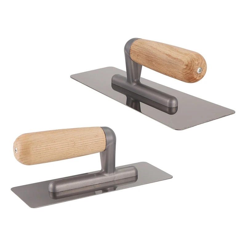 2-х предметный шпатель из нержавеющей стали для венецианской штукатурки наборы