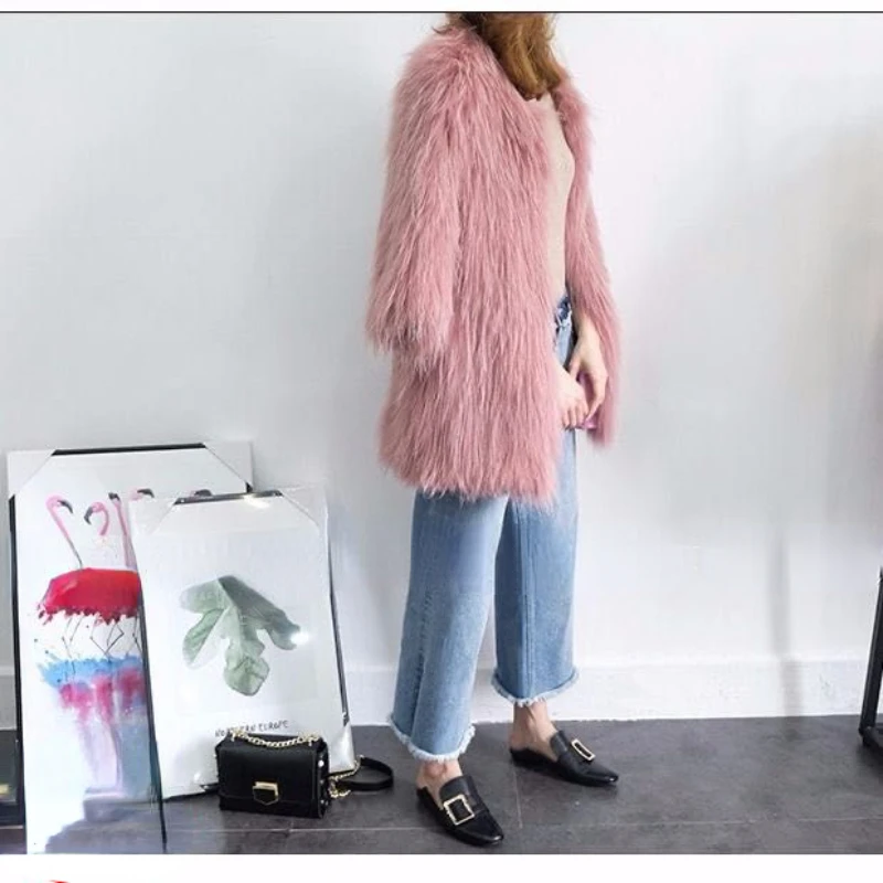 

Женский зимний кашемировый плотный вязаный свитер с V-образным вырезом, Женский Свободный Повседневный Кардиган, модная Высококачественная теплая короткая куртка G123