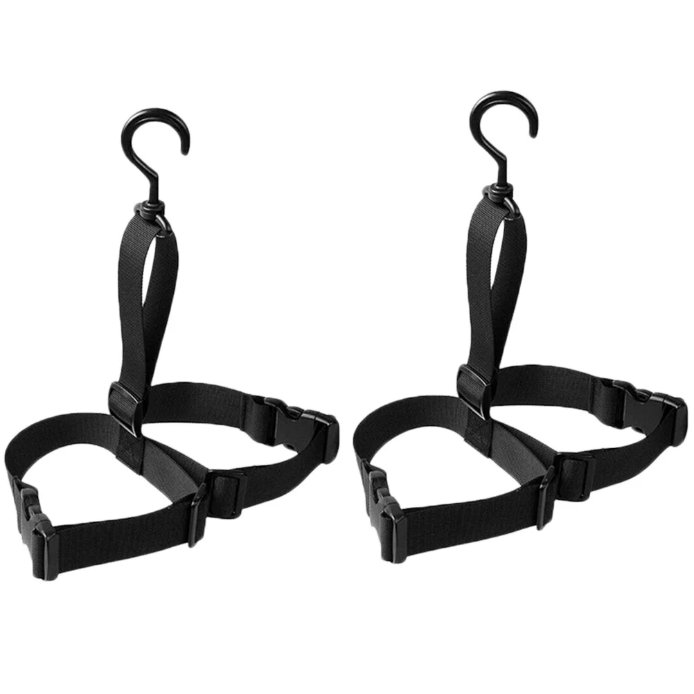 

2 Sets Shoe Rack Fishing Boot Drying Strap Lanyard Accessories Wader Hanger Hanging Adjustable Accessory