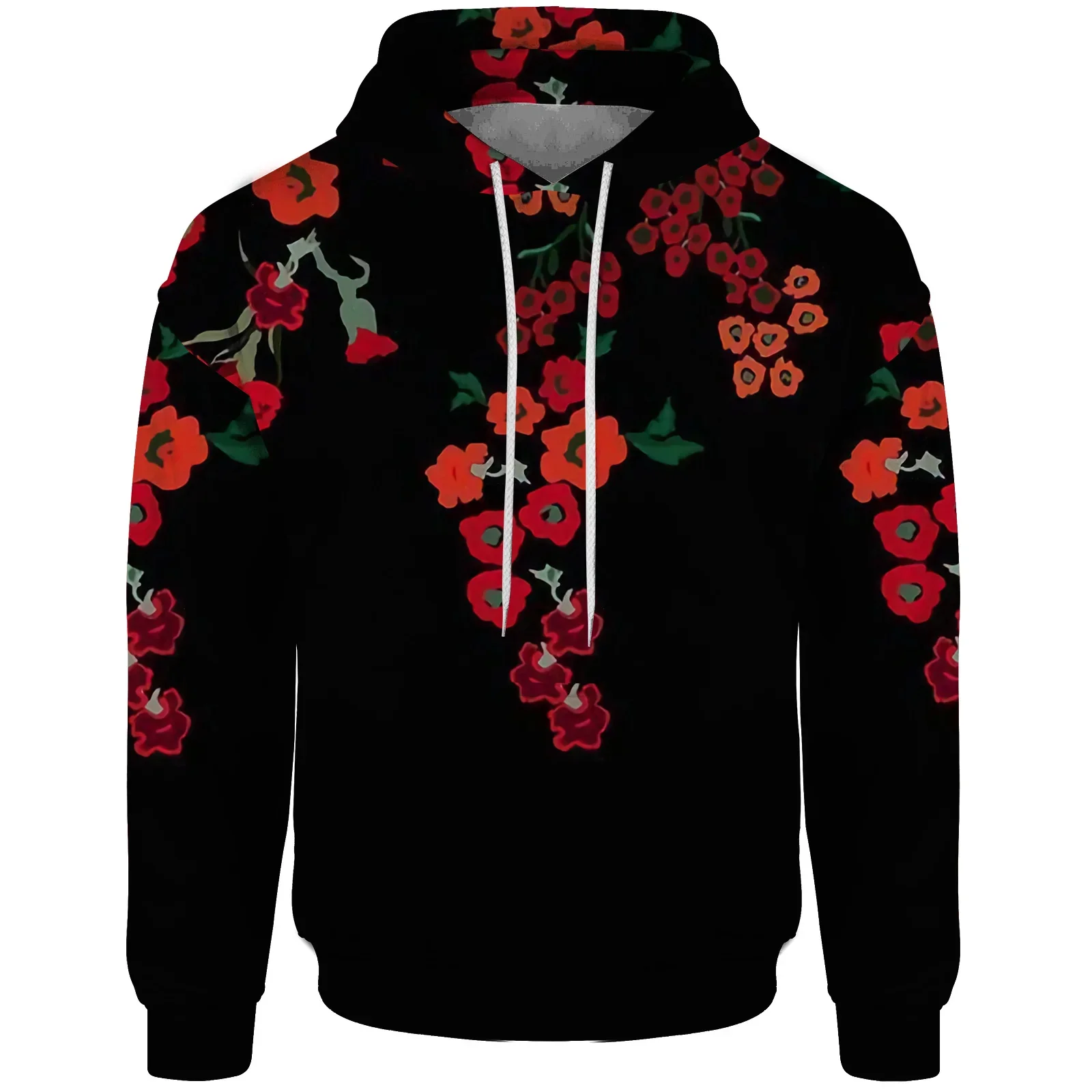 2024 New Autumn And Winte Fresh Simple Printed Sweatshirt Men's Clothing In Sweatshirts Hooded Men Clothes