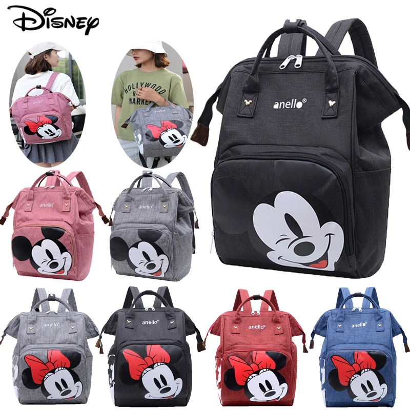 

Disney Minnie Baby Girl Diaper Bag Multifunction Maternity Bag Hospital Care Nappy Bag New Cartoon High Capacity Mommy Backpack