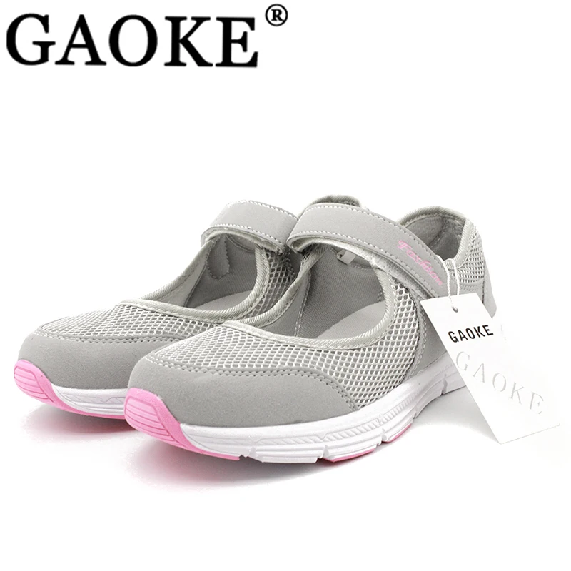 

Женские туфли с круглым носком, из сетчатой ткани